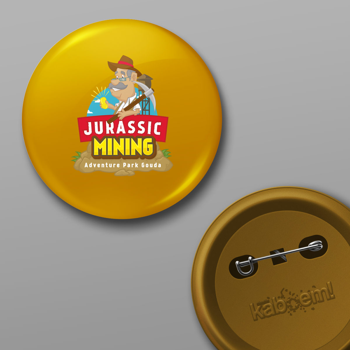 Jurassic Mining logo Studio Kaboem!