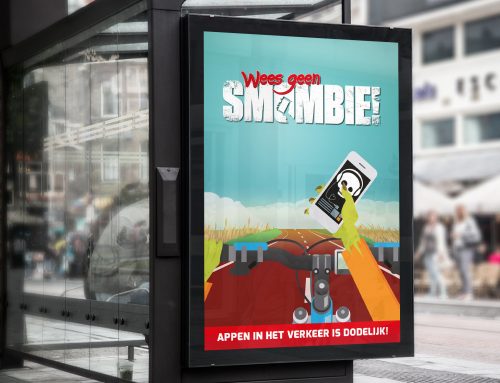 Wees geen Smombie poster/abri