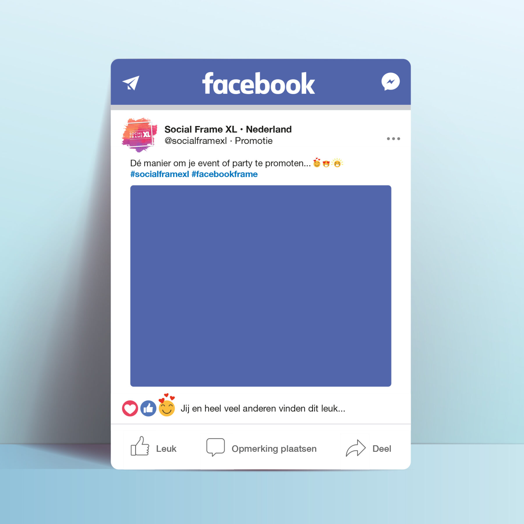 Facebook frame maken - Social media frame maken