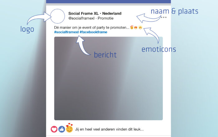 Facebook frame maken - Social media frame maken