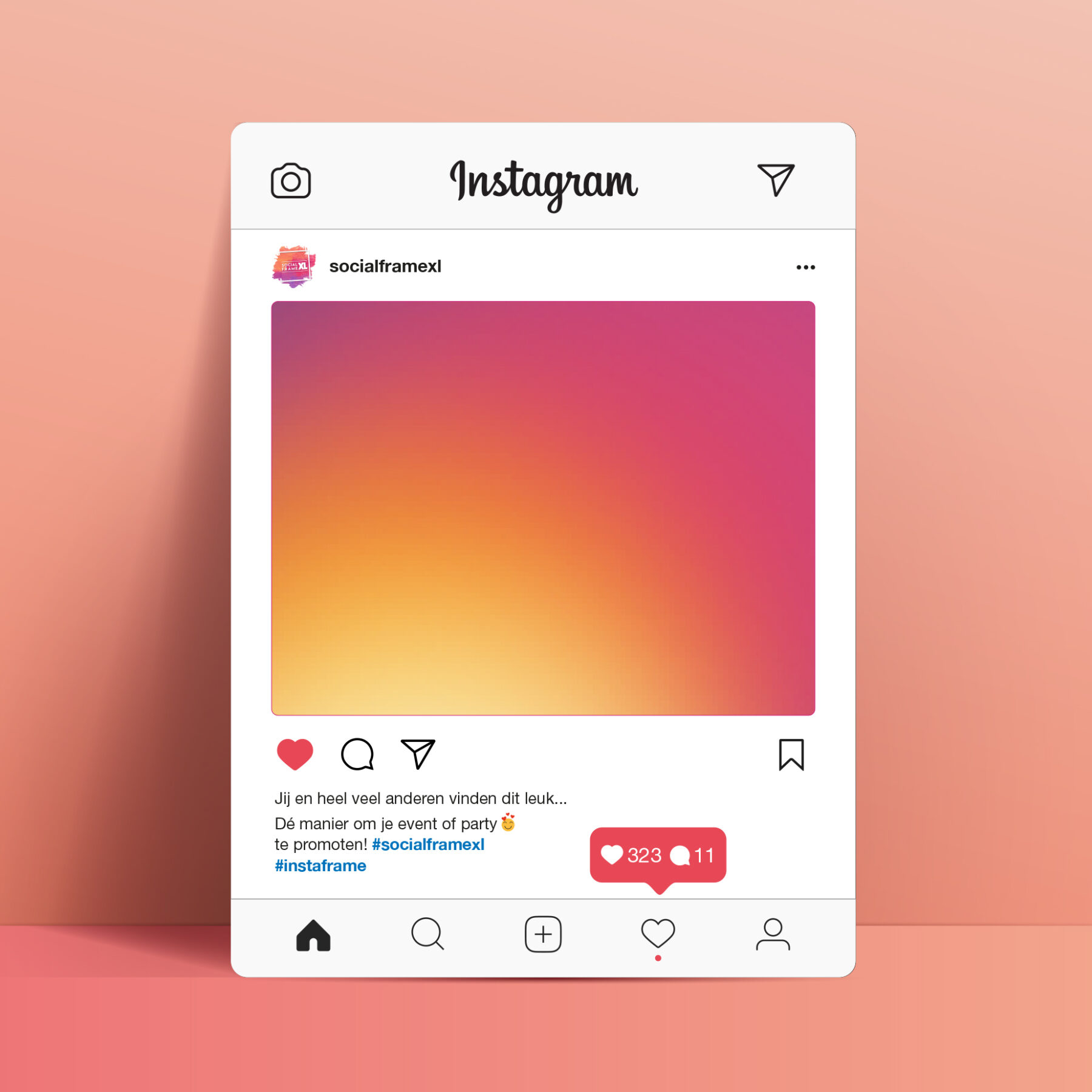 Instagram frame maken - Social media frame maken