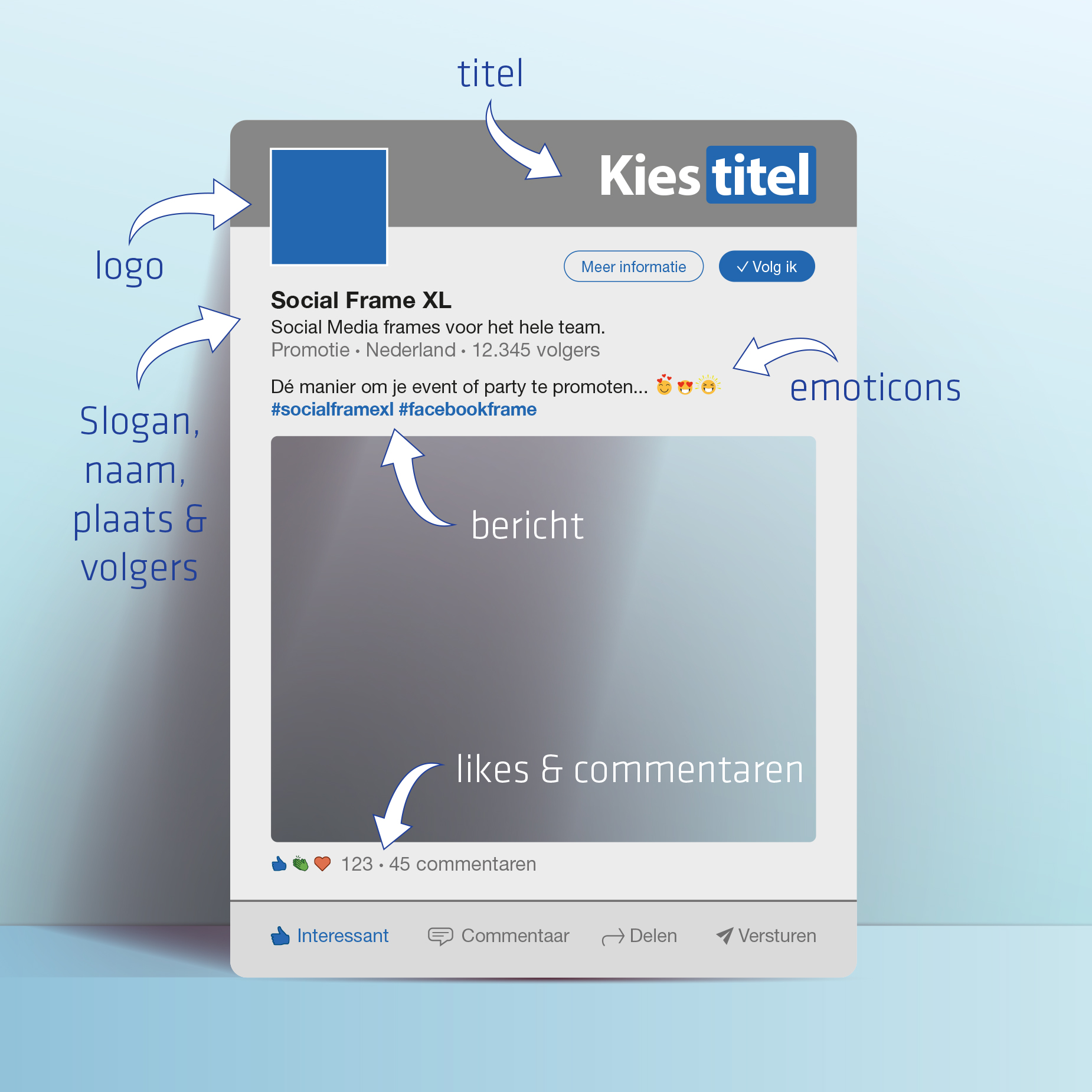 LinkedIn frame maken - Social media frame maken